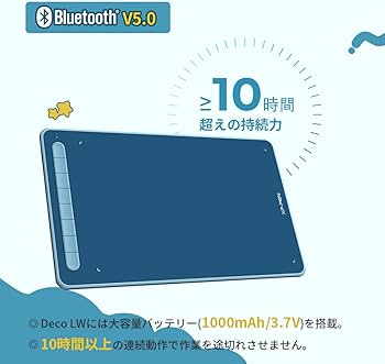 Amazon.co.jp：XPPen ペンタブレット 板タブ 10x6インチ ワイヤレス